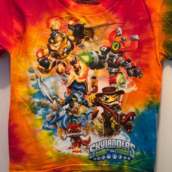 Kids Skylanders Tie-Dye T-Shirt - Picture 2 of 4